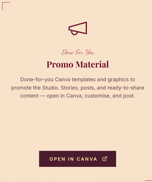 Done-For-You Promo Material